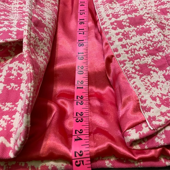 Ann Taylor Pink & White Plaid Jacket - Picture 8 of 9